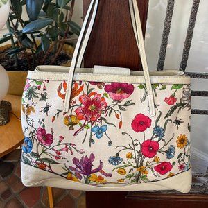 Rare Vintage Gucci Flora Bag Limited Edition